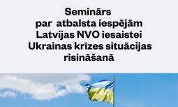 Atbalsta iespēkas Latvijas NVO iesaistei Ukrainas krīzes situācijas risināšanā