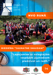 Biedrība ''Jaunatne smaidam'' - pilsoniskā līdzdalība un piedzīvojumi Biedrība ''Jaunatne smaidam'' - pilsoniskā līdzdalība un piedzīvojumi