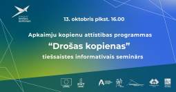 Pievienojies tiešsaistes semināram par apkaimju kopienu attīstības programmu