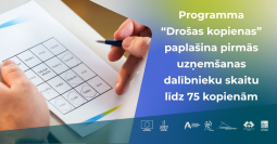 Programma ''Drošas kopienas'' paplašina pirmās uzņemšanas dalībnieku skaitu līdz 75 kopienām 
