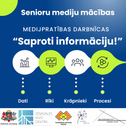 Senioru medijpratības semināri Latvijā ''Saproti informāciju''