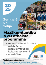 Zemgales NVO Centrs arī šogad turpina atbalstīt Zemgales un Sēlijas nevalstiskās organizācijas Zemgales NVO Centrs arī šogad turpina atbalstīt Zemgales un Sēlijas nevalstiskās organizācijas